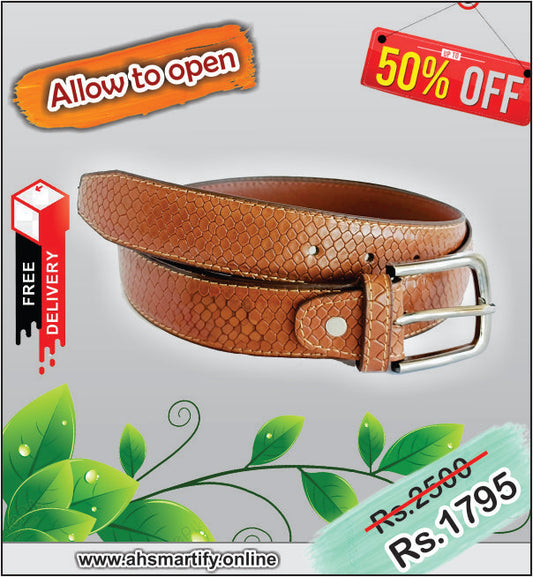 AH-04 Snake, GENUINE LEATHER BELT