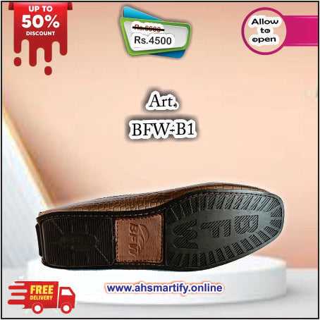 BFW-B1 Driving Moc, Crafted from Cow Leather