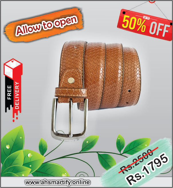 AH-04 Snake, GENUINE LEATHER BELT