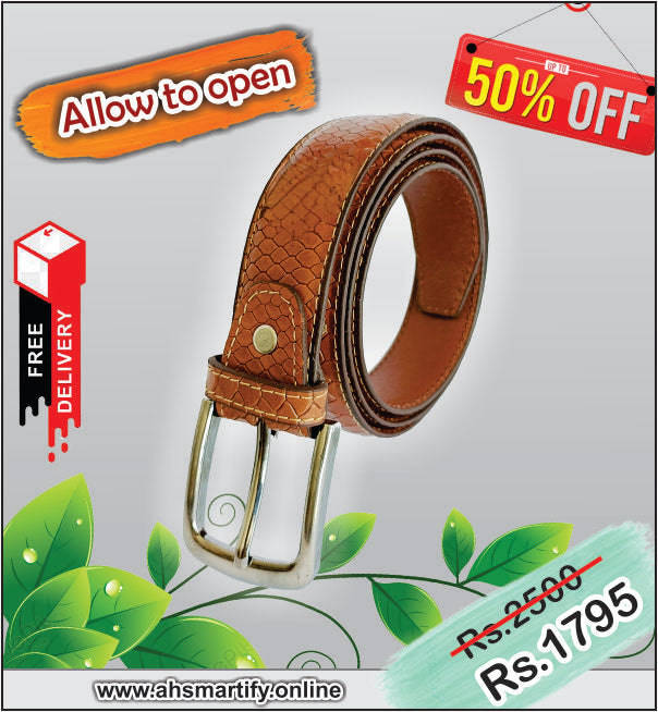 AH-04 Snake, GENUINE LEATHER BELT