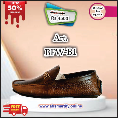 BFW-B1 Driving Moc, Crafted from Cow Leather