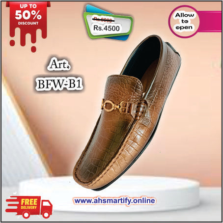 BFW-B1 Driving Moc, Crafted from Cow Leather