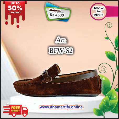 BFW-S2, Premium soft suede cow Leather